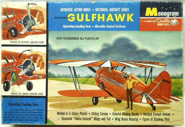 Monogram 1/32 Grumman Gulfhawk (F3F) - Four Star Issue, PA58-198 plastic model kit